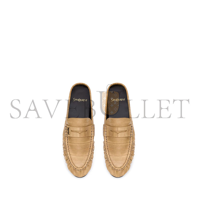 YSL LE LOAFER MULES IN EEL 8523880WXAF2615